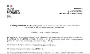 Lire la suite à propos de l’article Interdiction provisoire du lavage des véhicules et des bateaux
