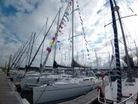 Pavoisement des bateaux pour le 14 juillet