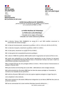 Lire la suite à propos de l’article Ouverture jusqu’au 5 janvier 2024 de la consultation du public concernant les nouvelles restrictions d’accès à l’île Dumet