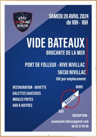 Vide bateaux à Folleux le samedi 20 avril 2024