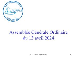 Lire la suite à propos de l’article Compte-rendu de l’Assemblée Générale du 13 avril 2024