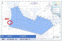Travaux en mer à proximité de l’éolienne B01 du 7 au 10 septembre 2024